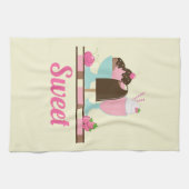 Ice Cream Sundae Summery-behandelingen Theedoek (Horizontaal)