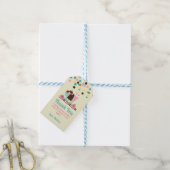 Ice Cream Sundae Summery Treats Party Dank u Cadeaulabel (Met Touw)