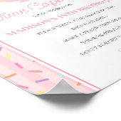 Ice Cream Sundae Sweet One Birthday Time Capsule Poster (Hoek)