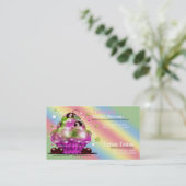 Ice Cream Sundae Tart Cherry Topping Visitekaartje (Staand voorkant)