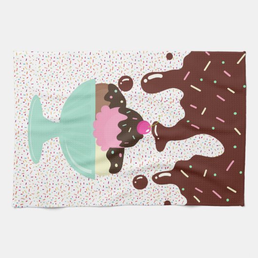 Ice Cream Sundae Theedoek (Horizontaal)