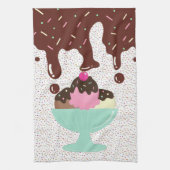 Ice Cream Sundae Theedoek (Verticaal)