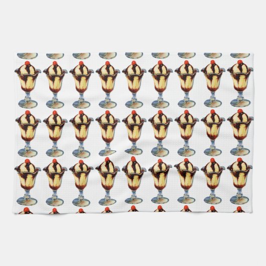  Ice Cream Sundae Theedoek (Horizontaal)