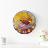 Ice Cream Sundae-wandklokken Grote Klok (Huis)