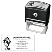  Ice Cream Sundae Zelfinktende Stempel (In situ)