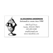  Ice Cream Sundae Zelfinktende Stempel (Design)