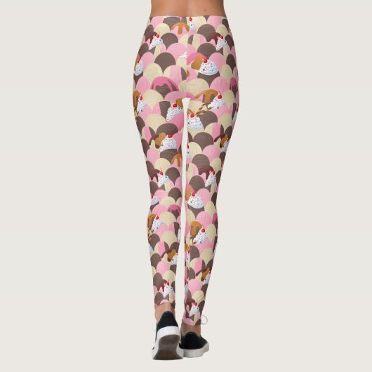 Ice Cream Sundaes Leggings (Achterkant)