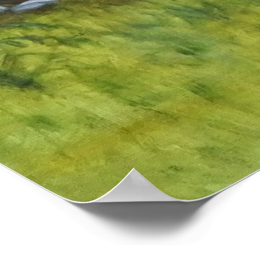 Ice Cream Surprise Deer Fine Art Poster (Hoek)