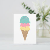 Ice Cream Sweet Briefkaart (Staand voorkant)