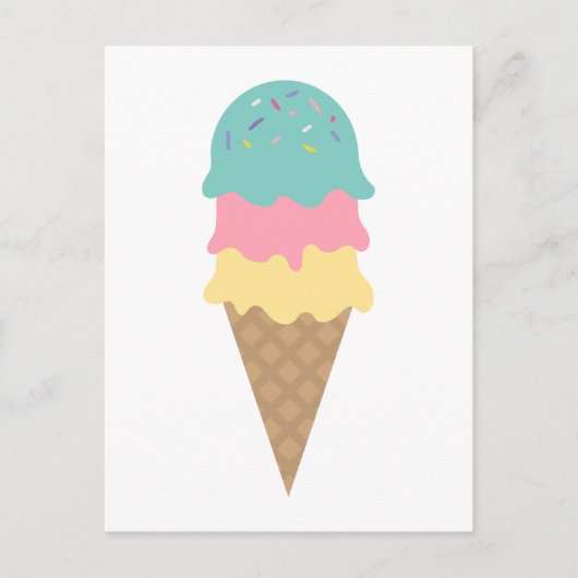 Ice Cream Sweet Briefkaart (Voorkant)