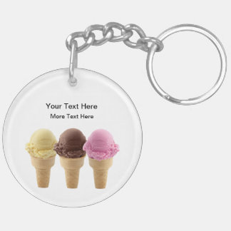 Ice Cream Sweet Business Promotion-Sleutelhangers Sleutelhanger