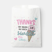 Ice Cream Sweet Celebrday Dankuwel Bedankzakje (Voorkant)