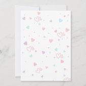 Ice cream Sweet Een 1e verjaardagsfeestje Kaart (Achterkant)