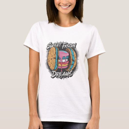 Ice Cream Sweet Frozen Dream T-shirt (Voorkant)