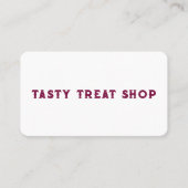 Ice Cream Sweet Popsicle Treats | Desserts  Visitekaartje (Voorkant)