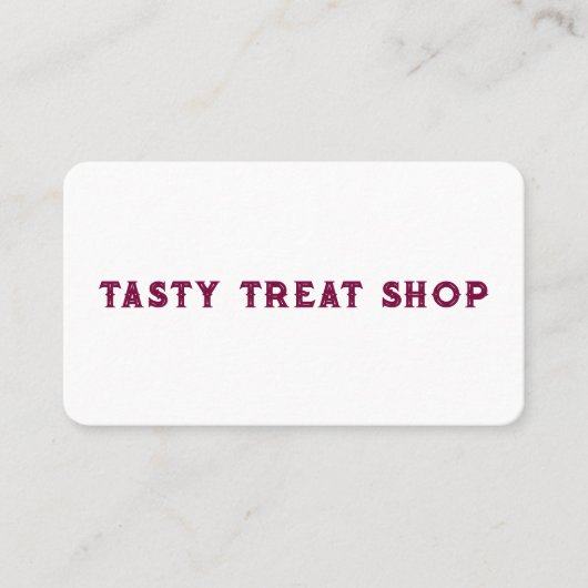 Ice Cream Sweet Popsicle Treats | Desserts  Visitekaartje (Voorkant)