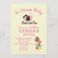 Ice Cream Sweet Treat Verjaardagsfeestje