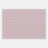 Ice Cream Sweet Treats & Sprinkles Verjaardagsfees Inpakpapier Vel (Voorkant 2)