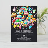 Ice Cream Sweet Viering Verjaardag Kaart (Staand voorkant)