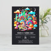 Ice Cream Sweet Wonderland Verjaardag Kaart (Staand voorkant)