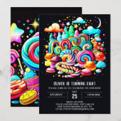 Ice Cream Sweet Wonderland Verjaardag Kaart (Voorkant / Achterkant)