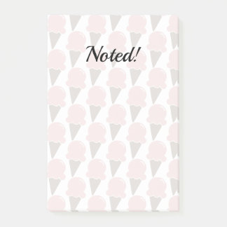 Ice Cream Swirls Strawberry roze Post-it® Notes