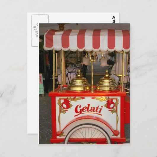 Ice Cream te koop aangeboden Briefkaart (Voorkant / Achterkant)