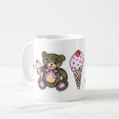 Ice Cream Teddy Koffiemok (Voorkant links)