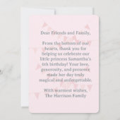 Ice Cream Thank You Card, Samantha Birthday Thank  Bedankkaart (Achterkant)