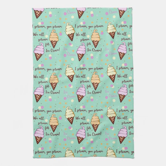 Ice Cream Theedoek (Verticaal)