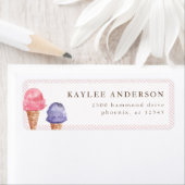 Ice Cream Theme Address Label (Insitu)