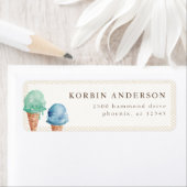 Ice Cream Theme Address Label (Insitu)