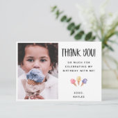 Ice Cream Theme Bedankt voor je foto (Staand voorkant)