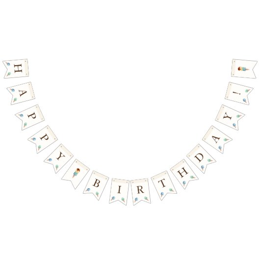 Ice Cream Theme Birthday Party Bunting Flags Vlaggetjes (Alle)