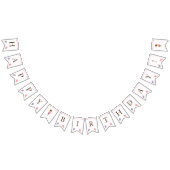 Ice Cream Theme Birthday Party Bunting Flags Vlaggetjes (Alle)