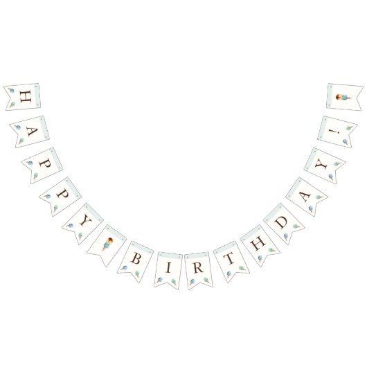 Ice Cream Theme Birthday Party Vlaggetjes (Alle)