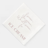 Ice Cream Theme Gast Handdoek Papier Servetten (Hoek)