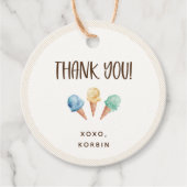 Ice Cream Theme Hartelijk dank voor de labels (Voorkant)