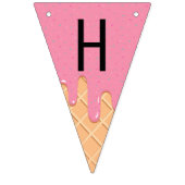 Ice Cream Theme Party Vlaggetjes (Tweede vlag)