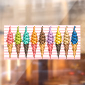 Ice Cream Theme - Zo lekker! Raamsticker (Vel 2)