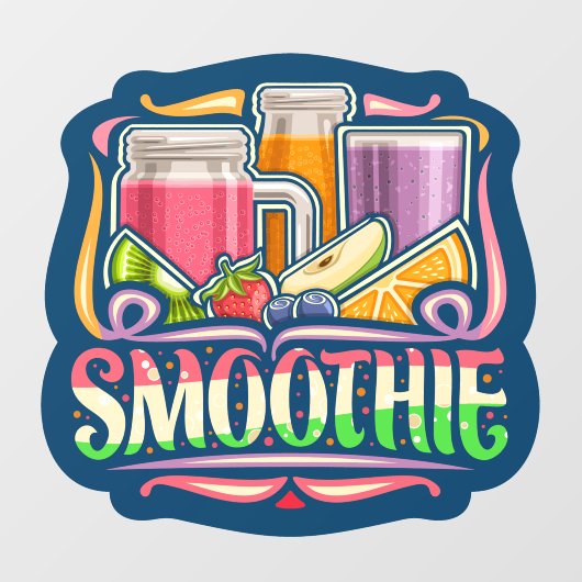 Ice Cream Theme - Zo lekker! Raamsticker (Vel)