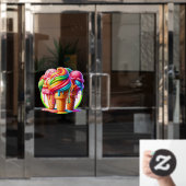 Ice Cream Theme - Zo lekker! Raamsticker (Kantoordeur)