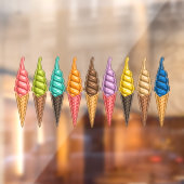 Ice Cream Theme - Zo lekker! Raamsticker (Vel 2)