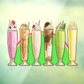 Ice Cream Theme - Zo lekker! Raamsticker (Vel 3)