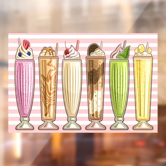 Ice Cream Theme - Zo lekker! Raamsticker (Vel 2)