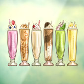 Ice Cream Theme - Zo lekker! Raamsticker (Vel 3)