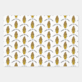 Ice Cream Thmed Birthday Party Inpakpapier Vel (Voorkant 2)