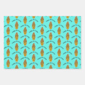 Ice Cream Thmed Birthday Party Wrapping Paper she (Voorkant 2)