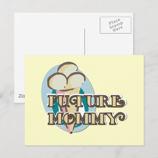 Ice Cream Toekomst Mama Tshirts en geschenken Briefkaart (Voorkant / Achterkant)