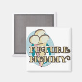 Ice Cream Toekomst Mama Tshirts en geschenken Magneet (Voorkant / Achterkant)